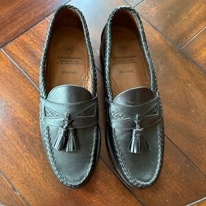 Allen Edmonds maxfield black tassel loafers
